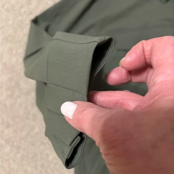 LULULMEN MENS Olive Green Athletic JACKET XXL Lululemon Cargo Pocket Shirt - Picture 11 of 14